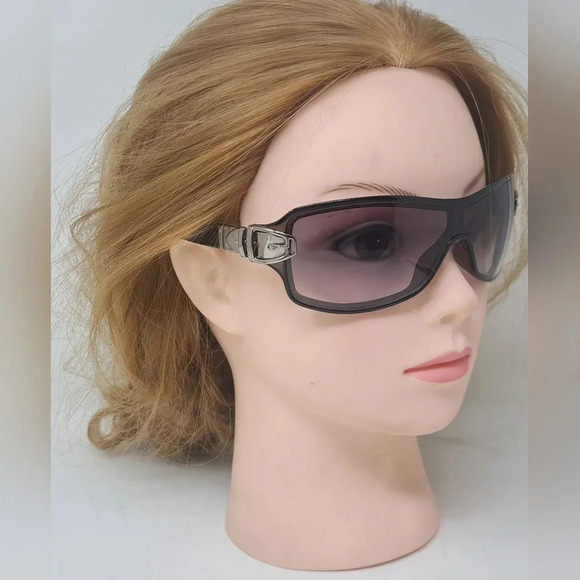 Gucci Women's Sunglasses Wrap Vintage Belt Buckle Temple  Purple GG 2590/S Optyl - Picture 8 of 16